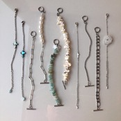 アバロンシェル　クロスブレスレット［SSB003］