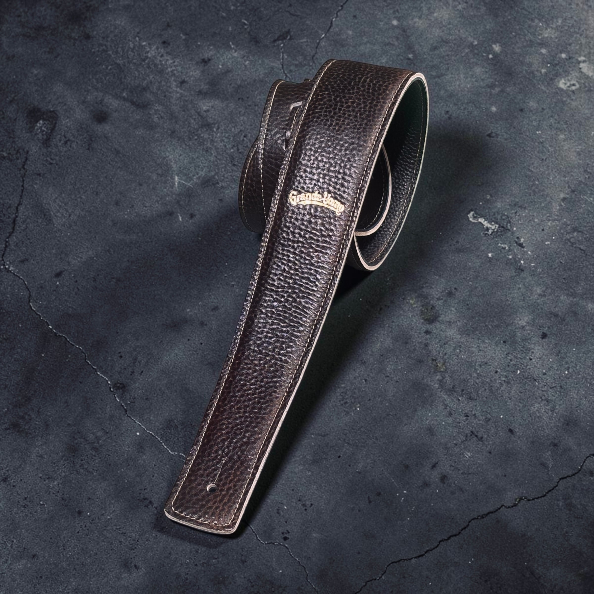 G-Premium Jacaranda Black/Black | ギターストラップ専門店 Grande uomo
