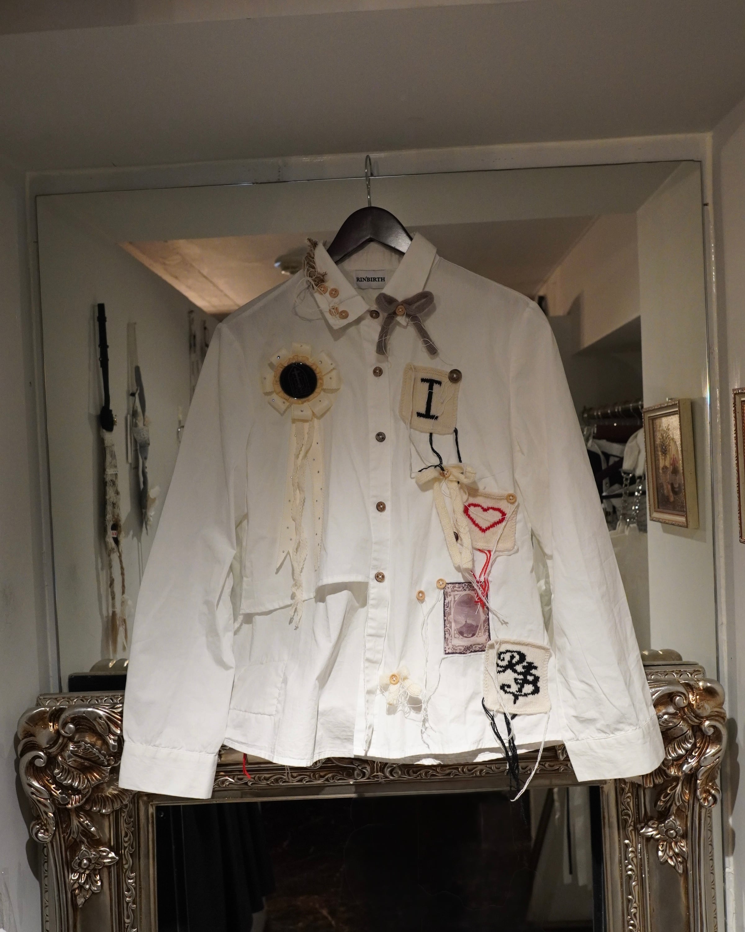 【RINBIRTH】Heraldic Badge Shirt 40022