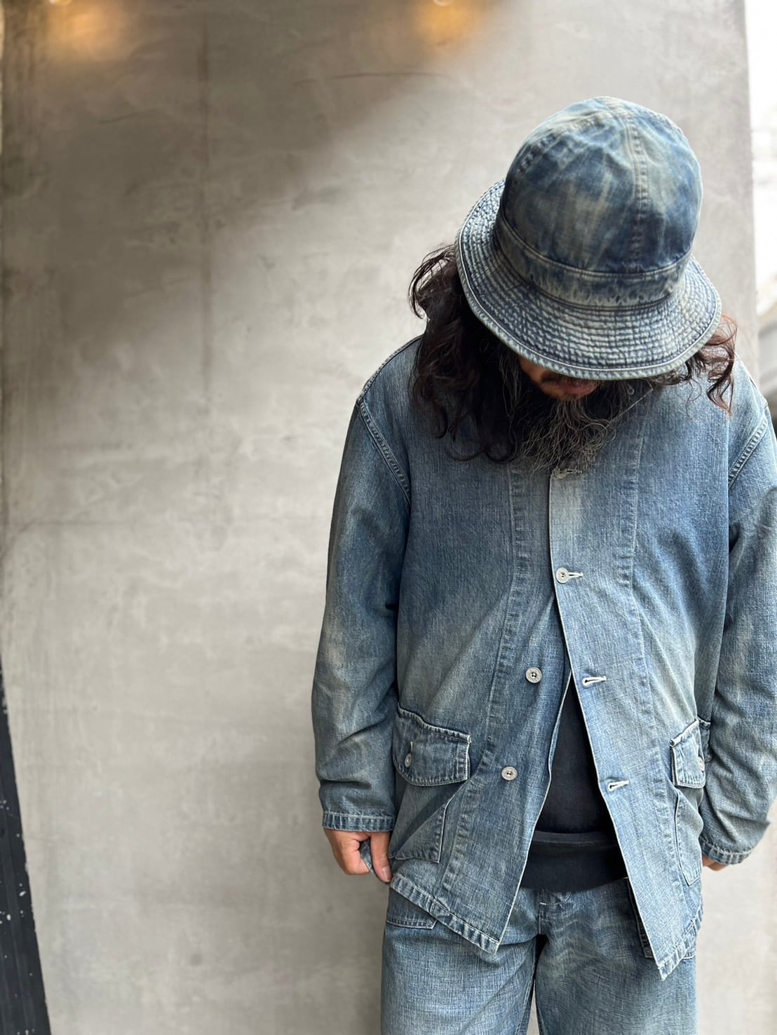 BOWWOW US ARMY M37 DENIM HAT | BOW & ARROW WEB STORE BOWWOW US ARMY M37 DENIM HAT | BOW & ARROW WEB STORE