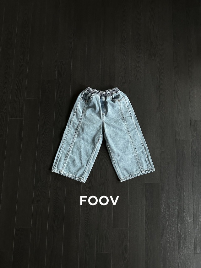 ※予約【foov】denim  pants/S-JMsize