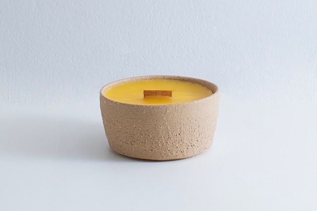 蜜蝋キャンドル pottery beige