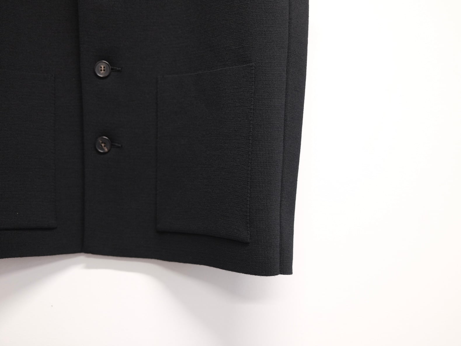 トップス BATONER ULTRA TWIST WOOL MILANO RIB VEST Men's BATONER “ ULTRA TWIST WOOL MILANO RIB VEST” BLACK | Lapel
