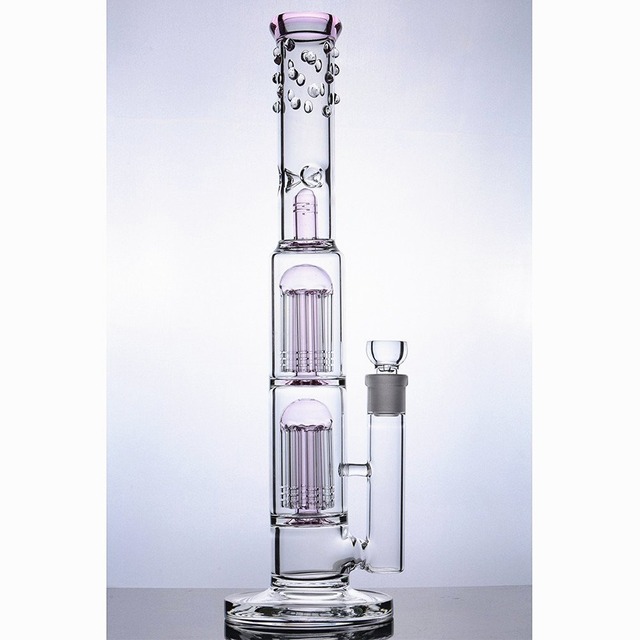 RORA Bong ボング 40cm (ピンク, 18.8mm)