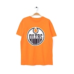 NHL エドモントンオイラーズ Tシャツ アイスホッケー オレンジ Edmonton Oilers メンズM 古着 アメカジ @BZ0025