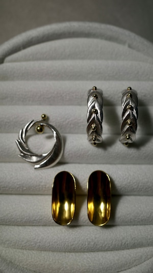 ray-pierced earrings