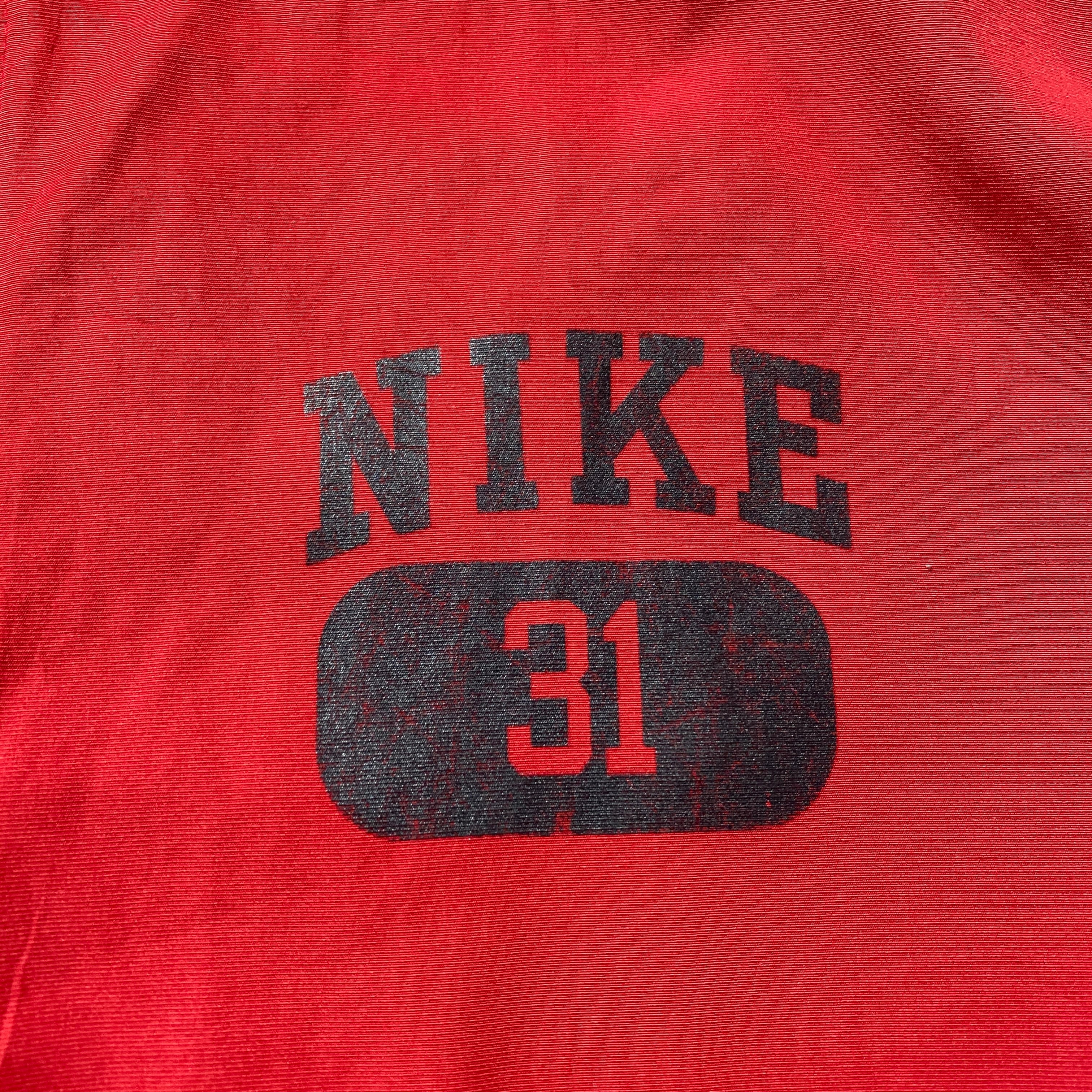 00's NIKE ナイキ ワンポイント プリント 刺繍バックロゴ サイドライン