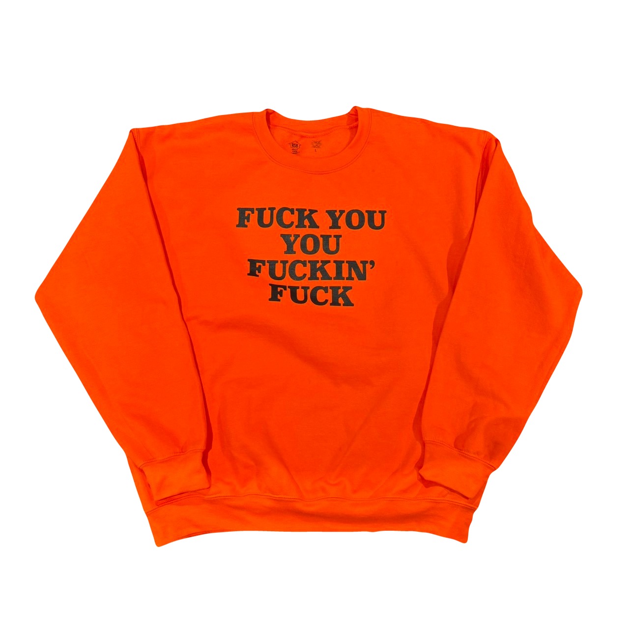 RIVERSIDE BASE 「FUCKIN' FUCK」SWEAT ORANGE