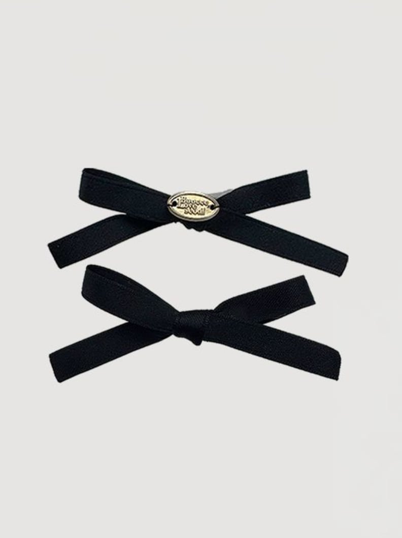予約【BOOCCE】MILKY RIBBON HAIR PIN(Black)