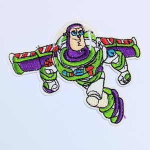送料無料！ ★刺繍アイロンワッペン★【 バズライトイヤー（Buzz Lightyear）】 トイストーリー〚アメリカン雑貨 アメトイ〛
