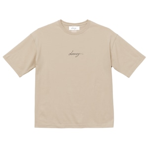 drowsy..EMBROIDERY FRONT LOGO TEE / 23SS / SB