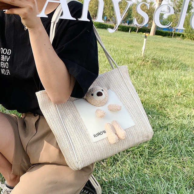 サマー 大人ガーリー スウィート キュート カジュアル 夏物 トートバッグ Tiancai_Wing_Bag53256262654