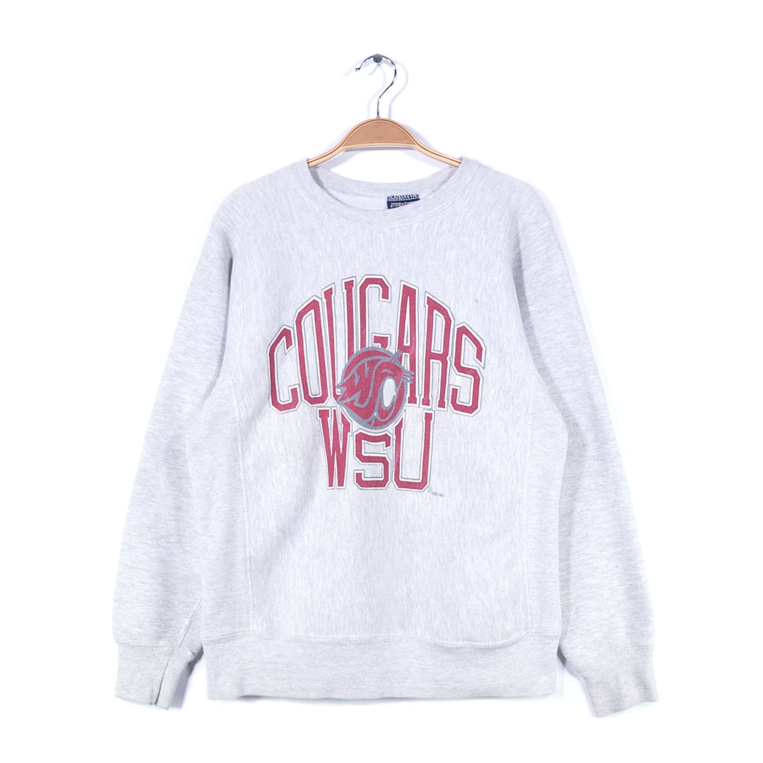 80s コパトーン プリントスウェット 霜降り discus アメリカ製 グレー 80s コパトーン プリントスウェット 霜降り discus アメリカ製 グレー