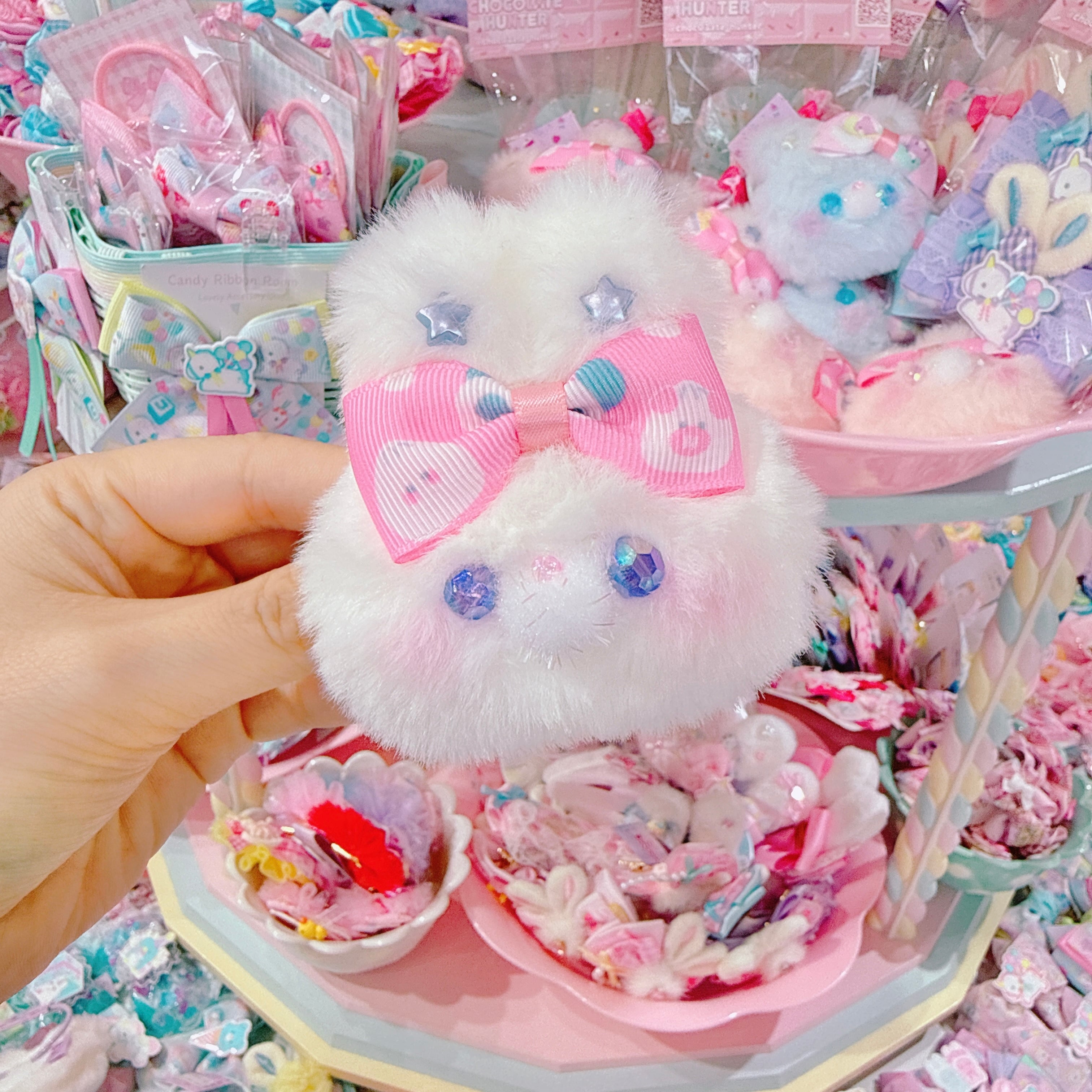 【A4】103-20うさっころヘアゴム