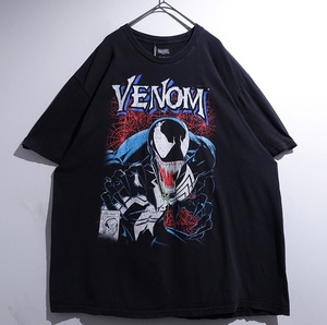 “VENOM” Black American Comic Print Design MARVEL T-Shirt