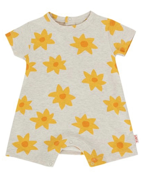 TINYCOTTONS SS23 / STARFRUIT ONE-PIECE / light cream heather /