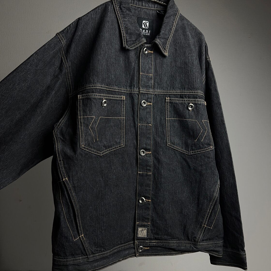 KARL KANI” BLACK DENIM JACKET カールカナイ ブラックデニム