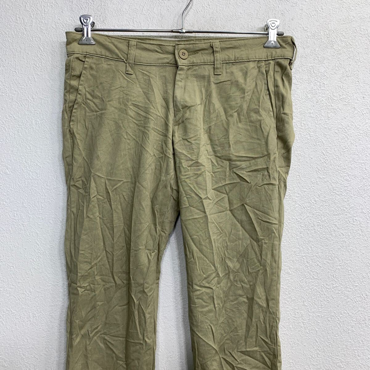 USA製ディッキーズワークパンツw48ベージュカーキ古着TALONタロン