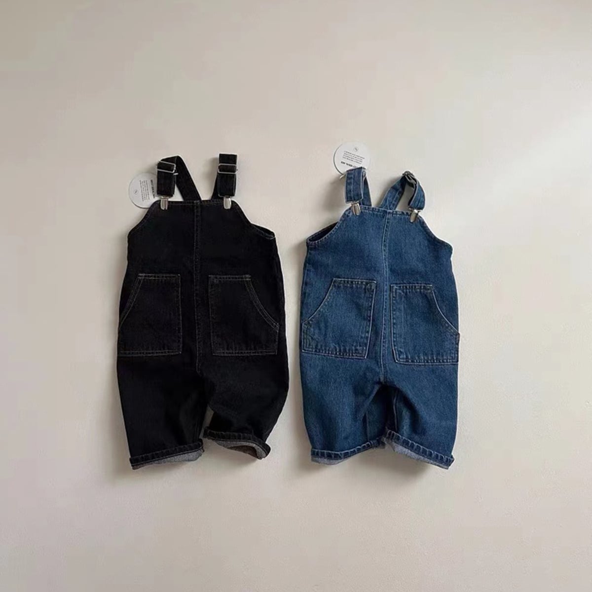 【BABY】韓国風 デニムサロペット