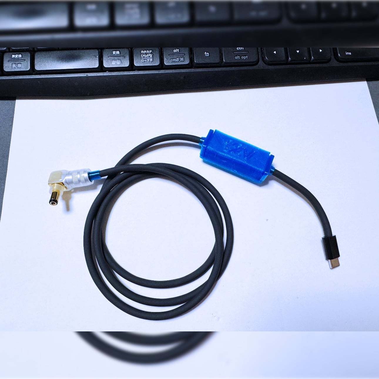 オートパワーオフキャンセラー付き PDモバイルバッテリー → 9V,12V,15V, ゴーグル給電トリガーケーブル ※注意事項有り 受注生産