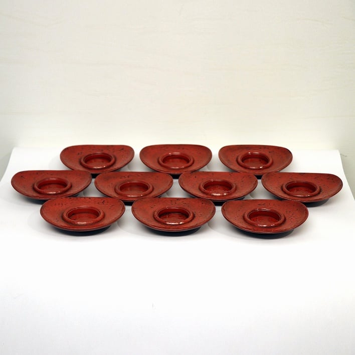 鎌倉彫・茶托・10客セット・No.190518-004・梱包サイズ60 | リサイクル