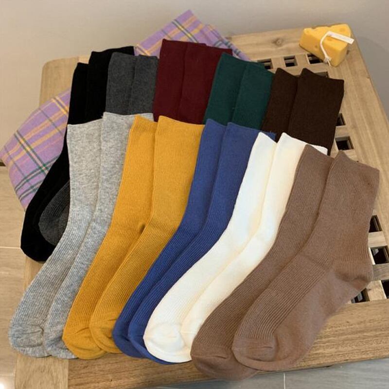 オータムウィンターレッドスタイルソックス 薄手 かわいい 秋物 冬物 タイツ ストッキング 試着室41920773142