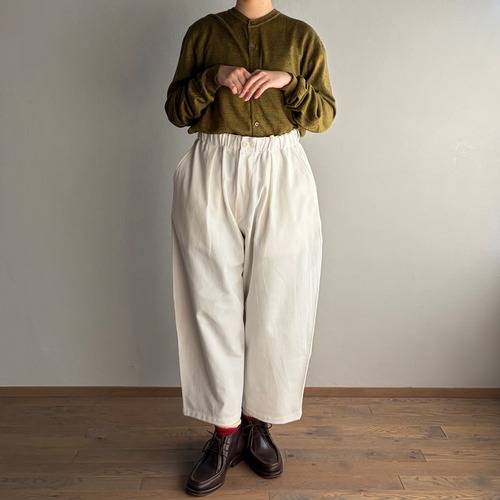 MITTAN PT-141  OCジョーゼットパンツ　白