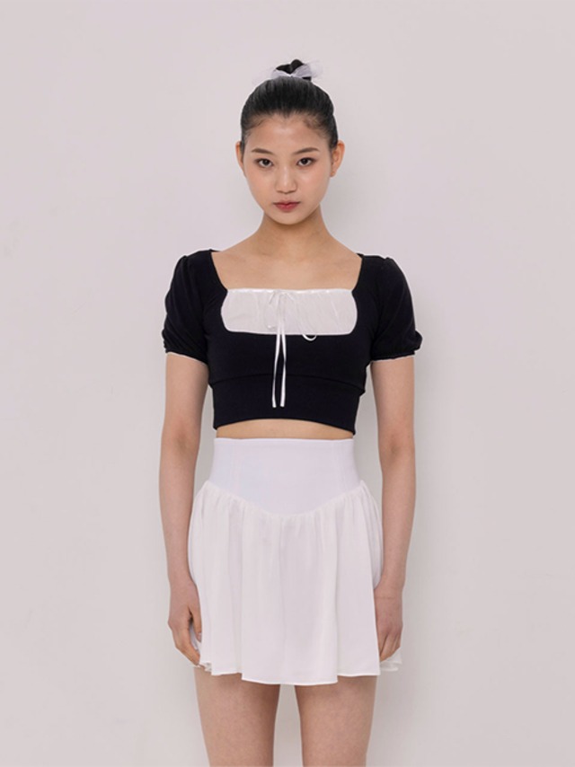 [NOT YOUR ROSE] Daisy top (Black)