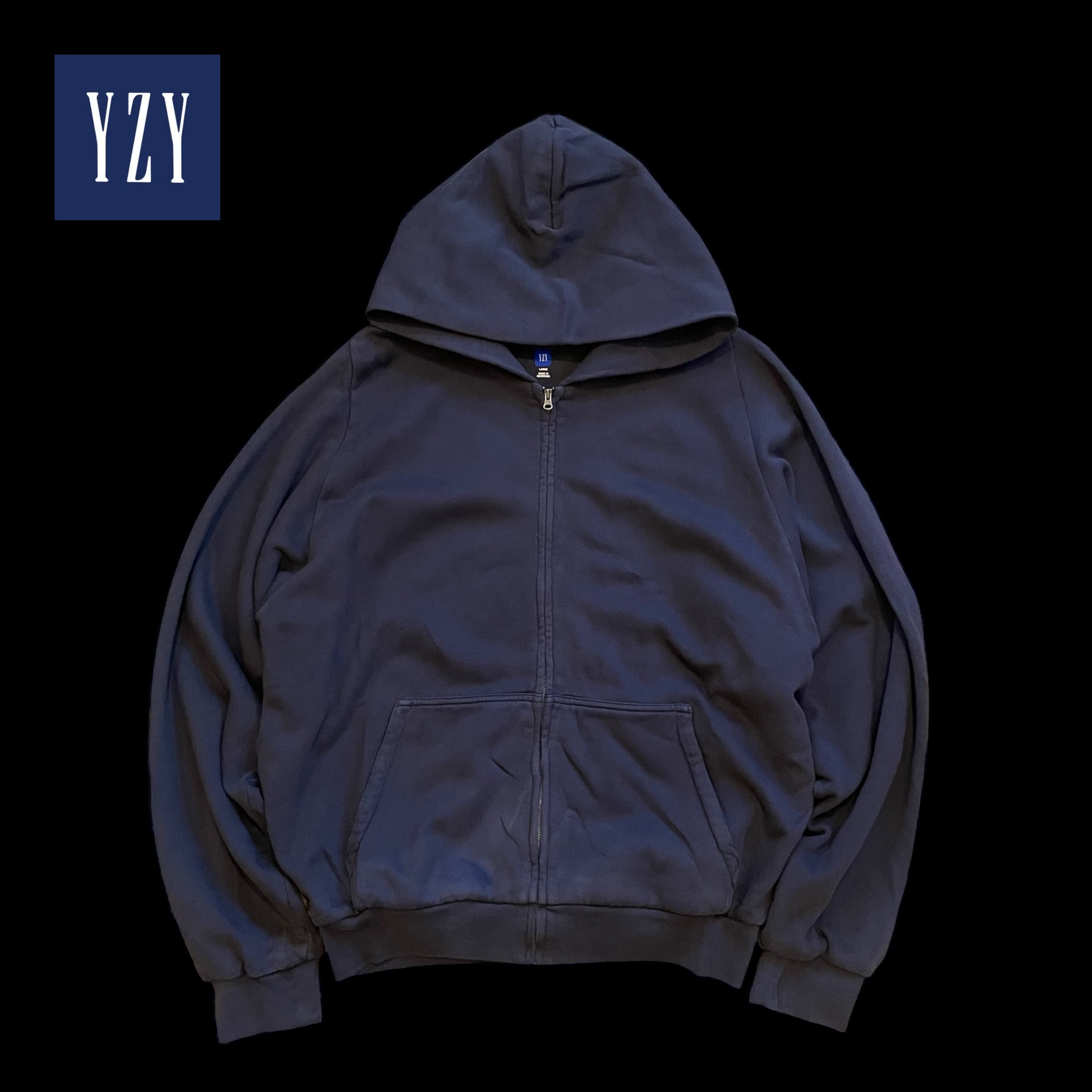 Dead stock!! 2022s Yeezy×Gap doubleface wide silhouette zip up sweat hoodie  