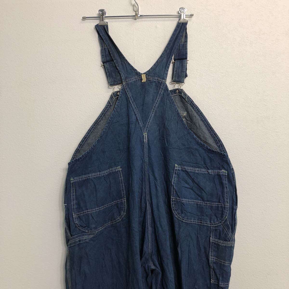 KEY デニム オーバーオール W50 ビッグサイズ キー 古着卸 アメリカ仕