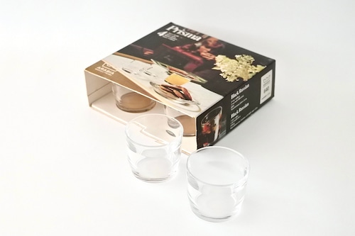 vintage ARABIA  PRISMA Juice glass 4p gift set   /  ヴィンテージ アラビア プリズマ ジュースグラス 箱入り4個セット