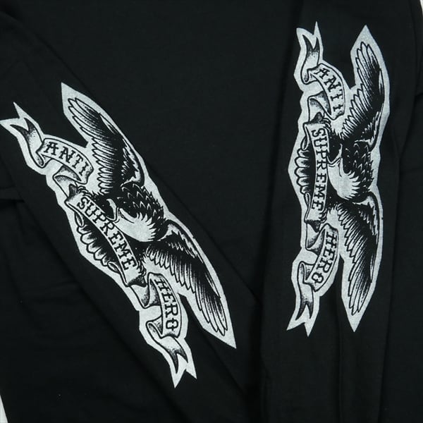 Size【L】 SUPREME シュプリーム ×ANTI HERO 25FW Eagle L/S Tee Black