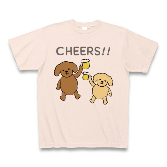 CHEERS!! (poodle) -light pink-