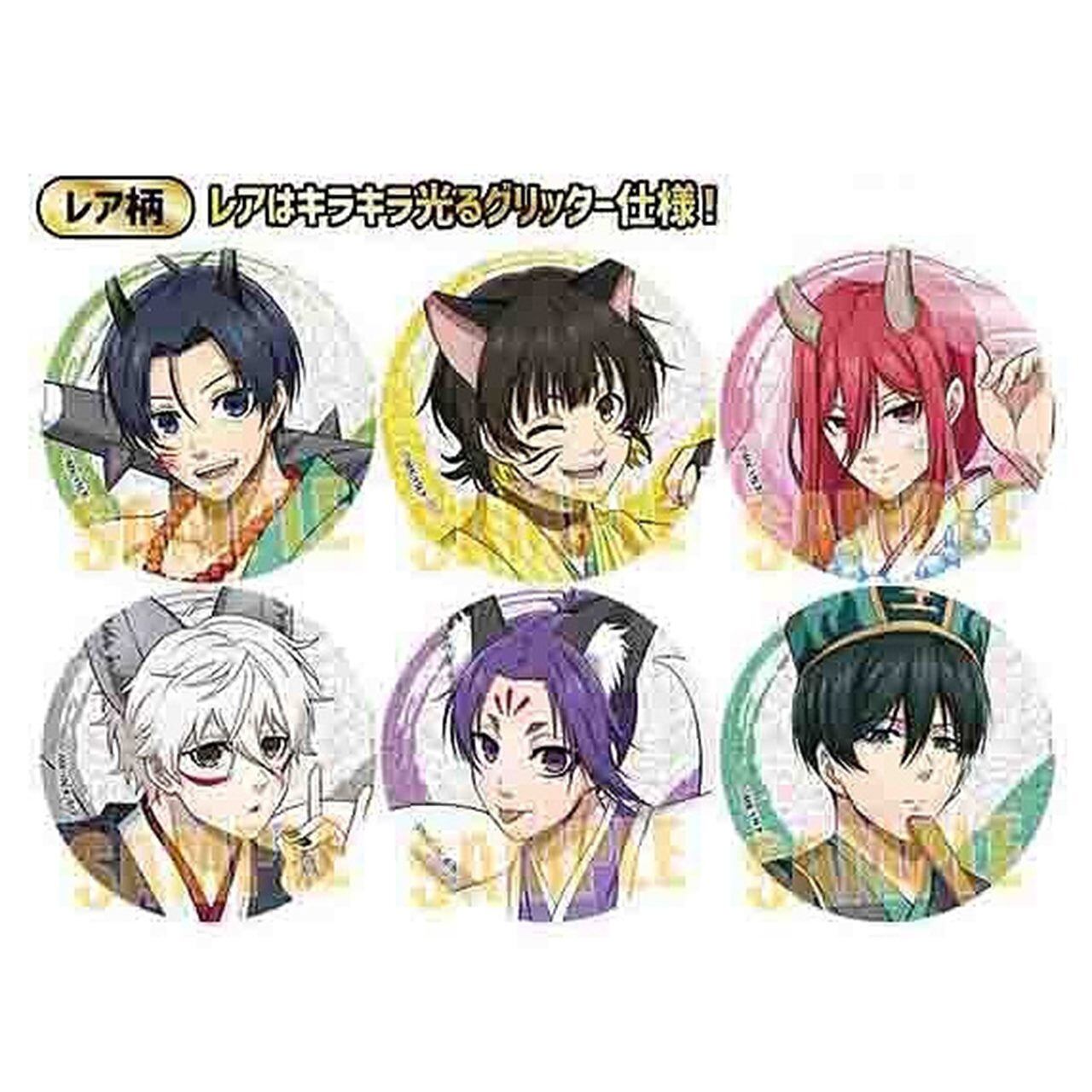 ロット販売】【7入】トレーディング缶バッジブルーロック百鬼夜行（TD 