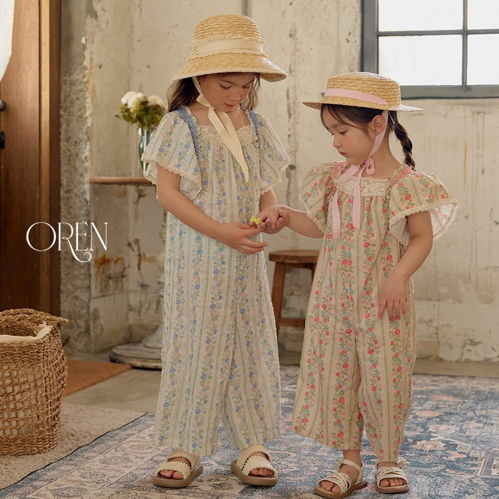 【予約】OREN The rose jumper suit