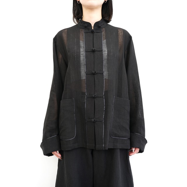 [Nomàt] (ノマット) 2023SS N-J-03 CHINA JACKET (BLACK)