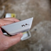 村田菜穂美『一色角小皿』［2104130000294］