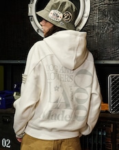 COOLAバックグラフィックフーディー (WHITE) CQ-49048