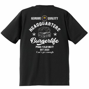 BURGER LIFE LOGO T-shirt　（ブラック）