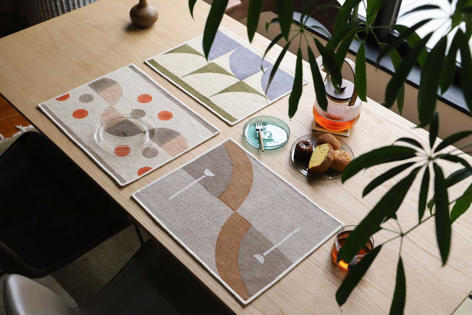 プレイスマット a.depeche mon chemin lunchon アデペシュ