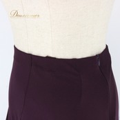 社交ダンス 衣装 スタンダード スカート レッスンウェア レディース 無地 練習着 白樺ドレス パープル系 紫 シンプル フォーマル 上品 気品 ディープパープル 伸縮性 ポリエステル スカート丈90cm ウエスト30cm 練習用 大人用 社交ダンス用 上級者向け 女性用 競技用 高品質 エレガント