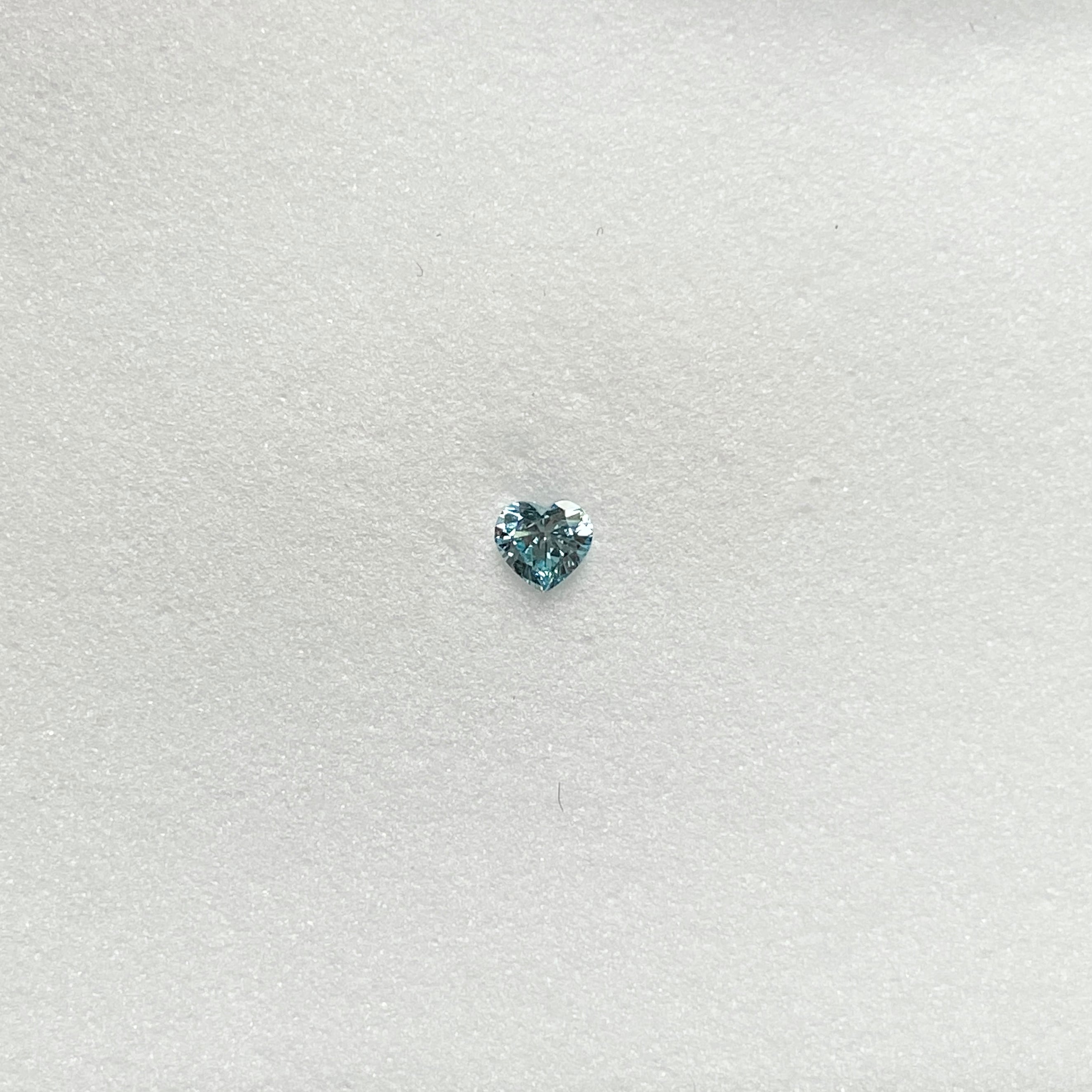 ブルーダイヤモンド 0.121ct ハートシェイプ BJ-013