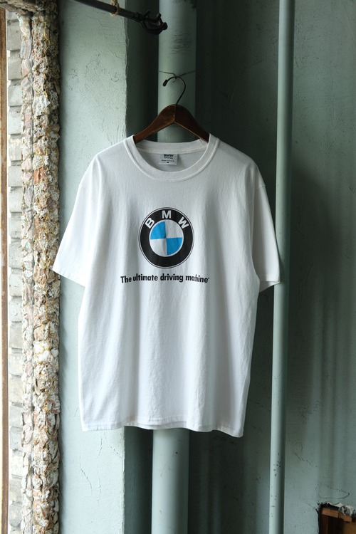 Utah／"BMW" logo print tee shirt / made in usa