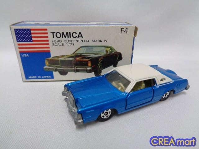 単品販売／受注生産 TOMICA トミカ フォード コンチネンタル 青/白色