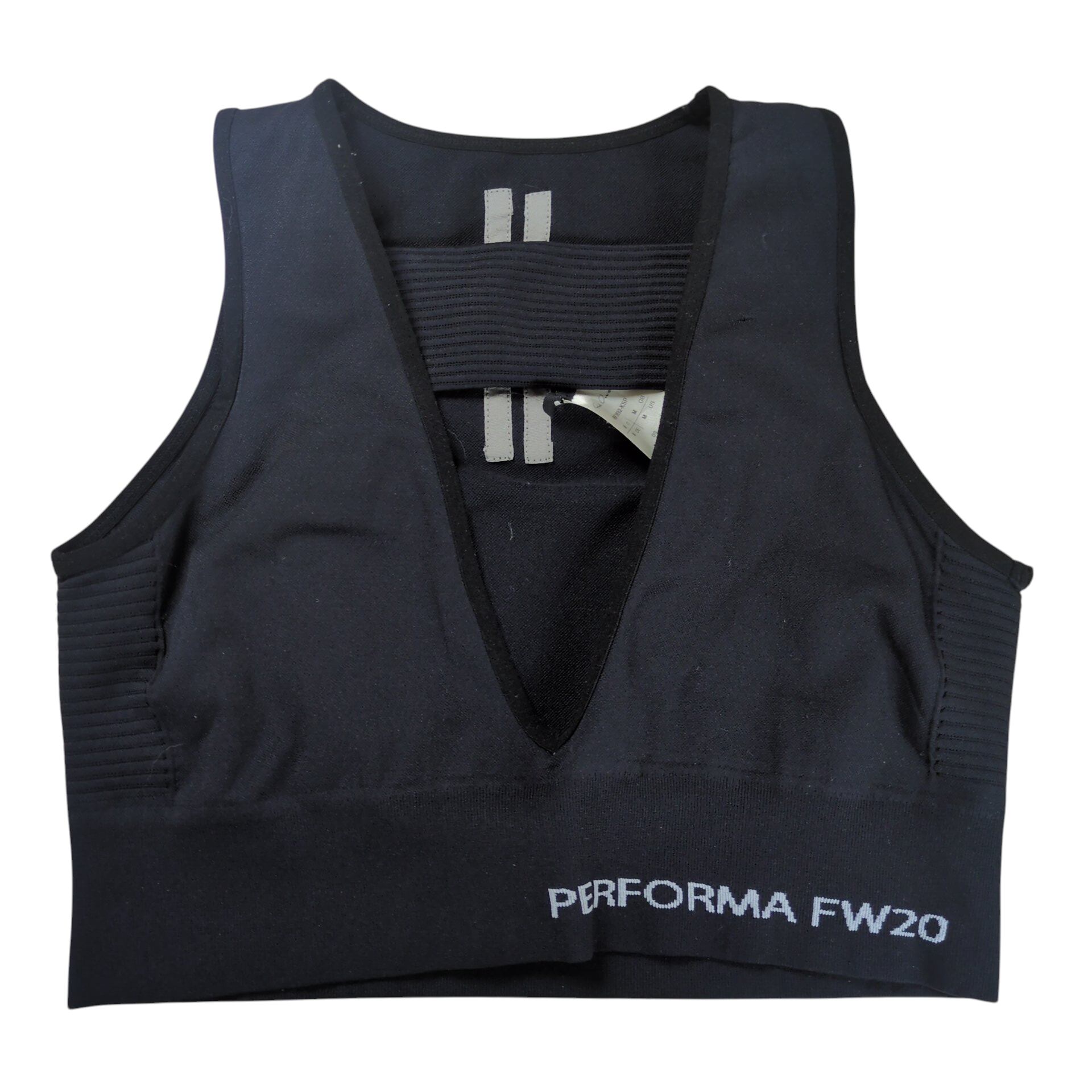 Rick Owens - Rick Owens リックオウエンス Sling Bra Top 20FW ブラトップ スリングブラック ポリエステル エラスタン M RP20F2692-KSP 美品 中古 4b000646 Rick Owens