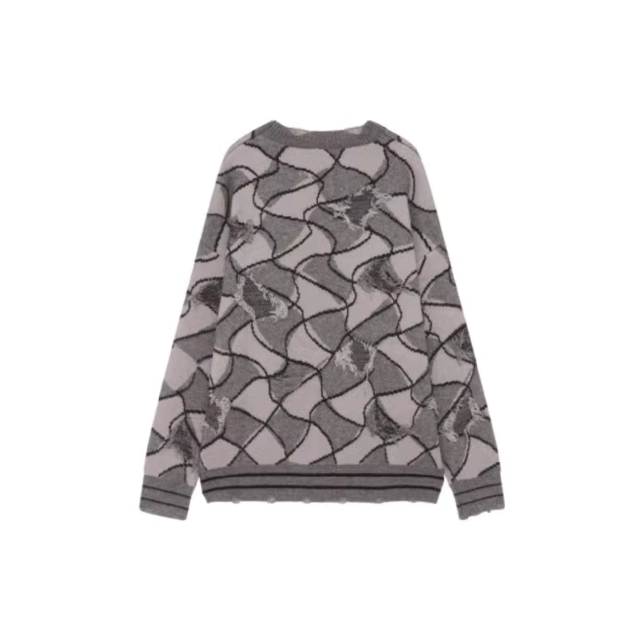 モックネックパターンニット　TB1822・画像8