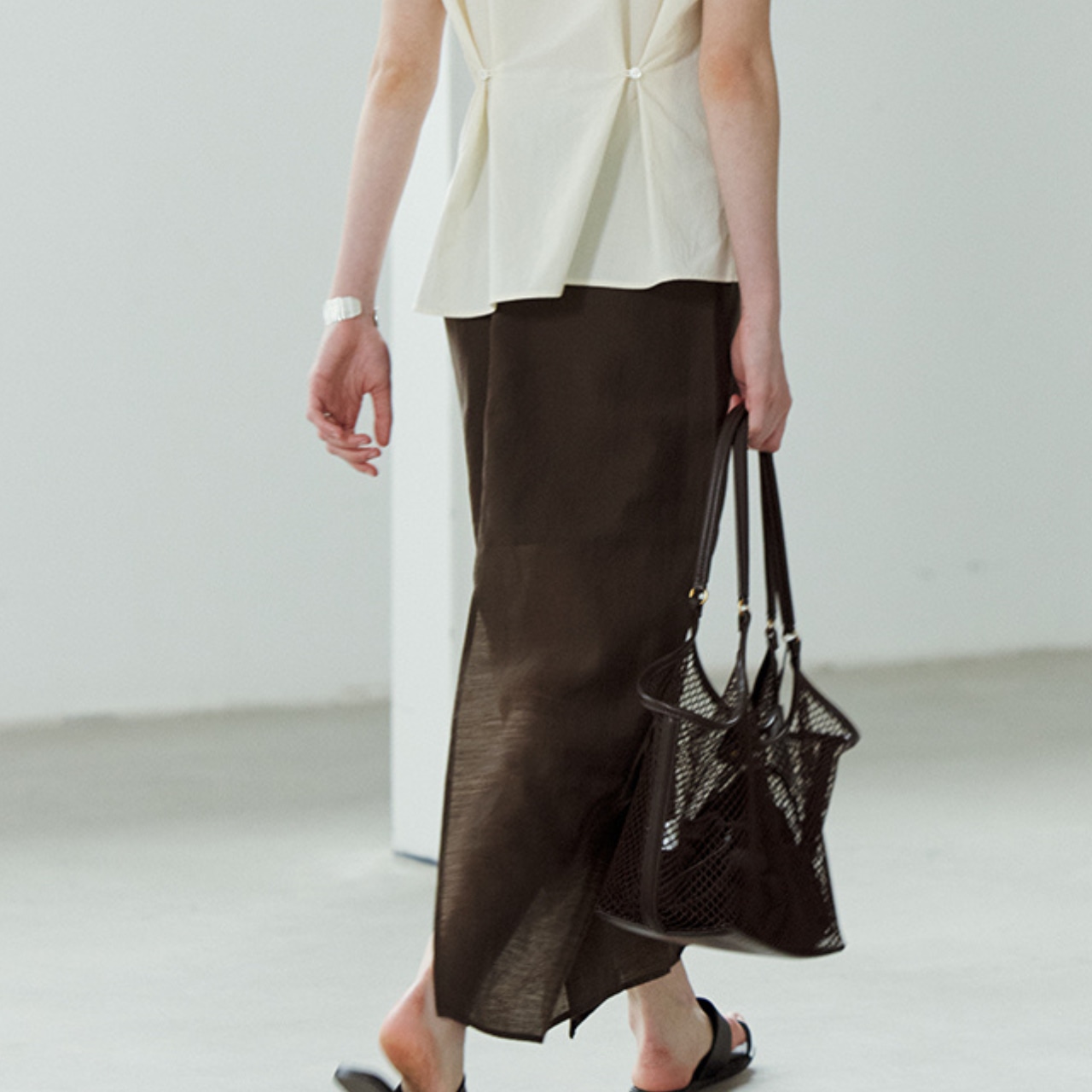 Long Skirt High Waist T3429