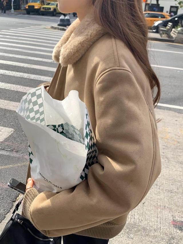 (OUNCE) mood suede fur mustang