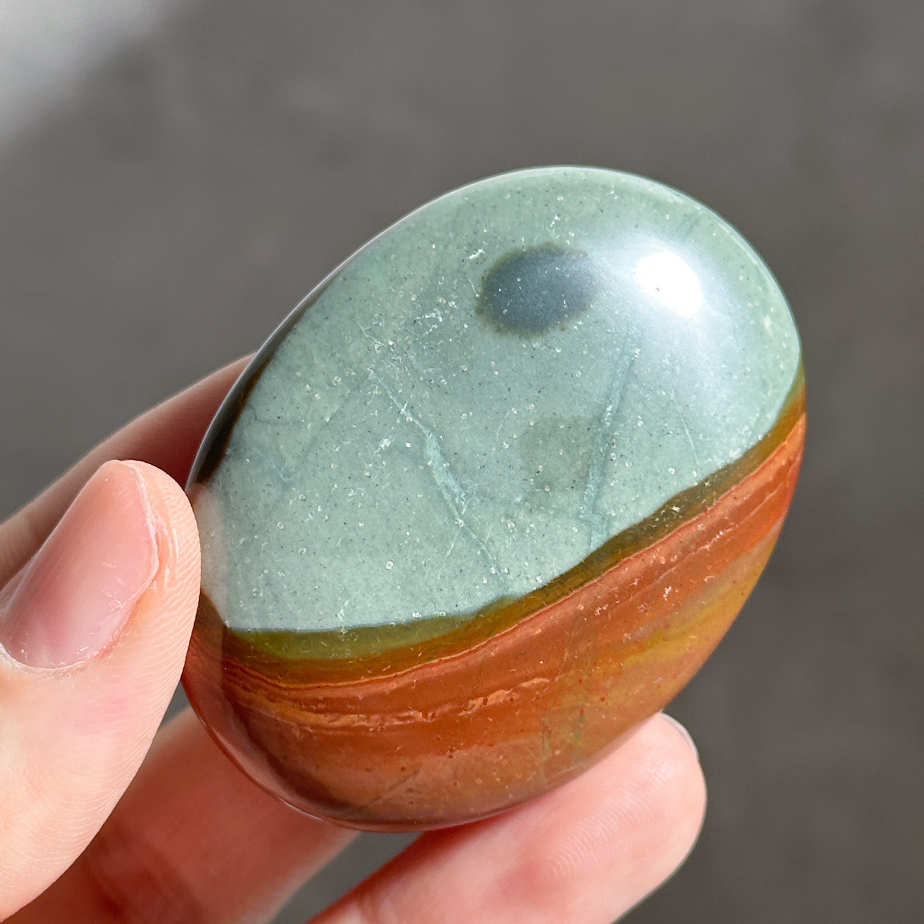 確認用 ポリクロームジャスパー ポリクロームジャスパー パームストーン21◇ Polychrome Jasper palm