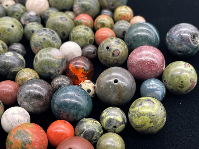 ハンドメイドビーズ素材セット（ジャスパー+α）